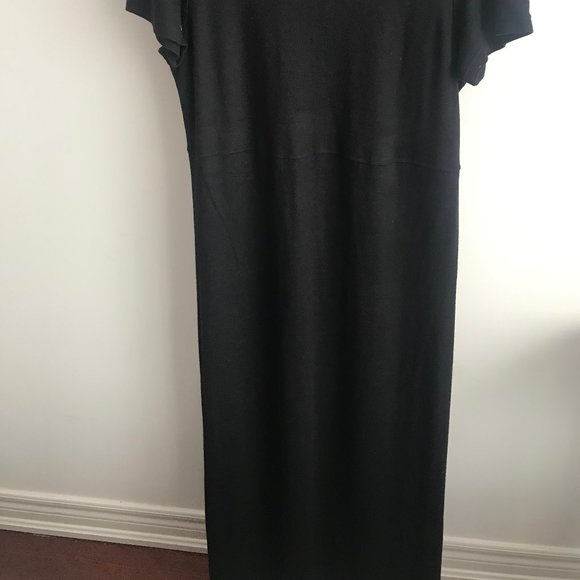 Talbots Dress L Black Long - Picture 3 of 5